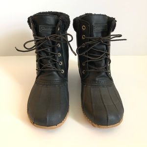 NWOT Skechers Sherpa Trimmed Duck Boots